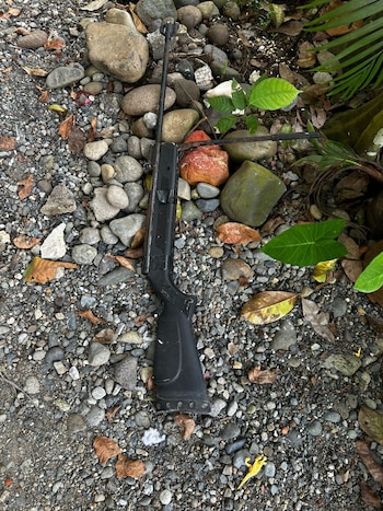 Armas y drogas también han sido encontradas durante los allanamientos en propiedades vinculadas a la organización criminal en Cahuita./(Ministerio Público de Costa Rica)