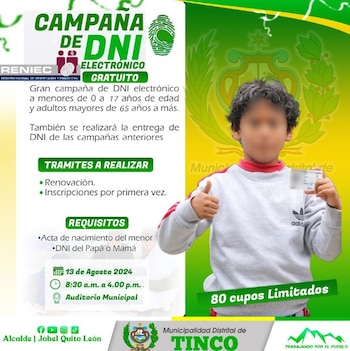 Los cupos son limitados por