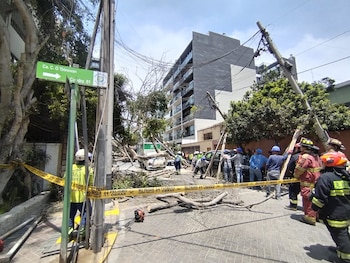 El accidente ocurrió en una