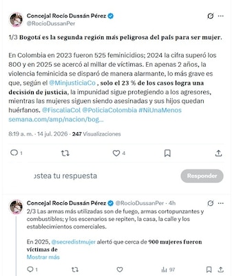 - crédito @RocioDussanPer/X