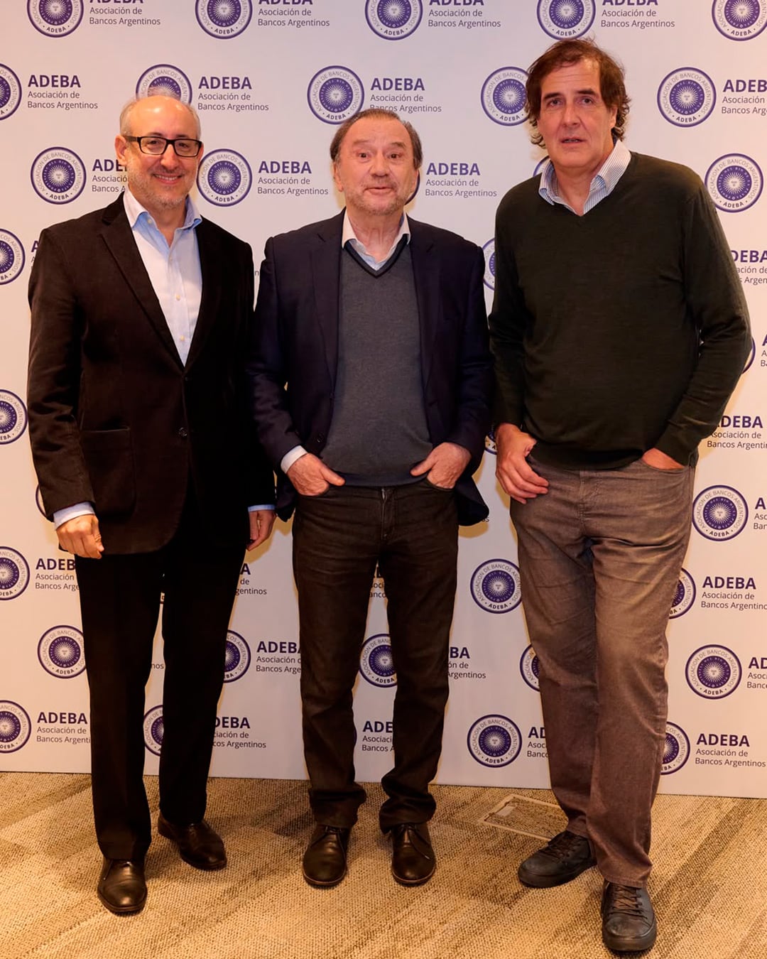 Francisco Gismondi, Luis Beldi y Guillermo Laborda