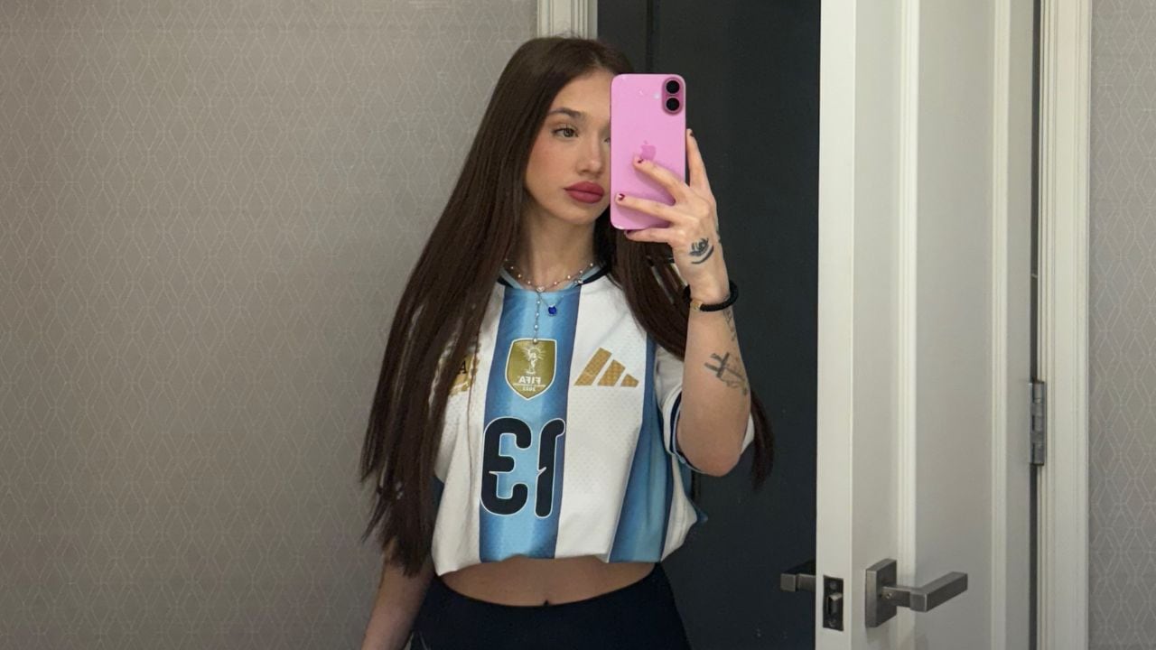 Ángela Torres compartió en Instagram fotos de su viaje a Estados Unidos para alentar a la selección argentina en el Mundial 2026