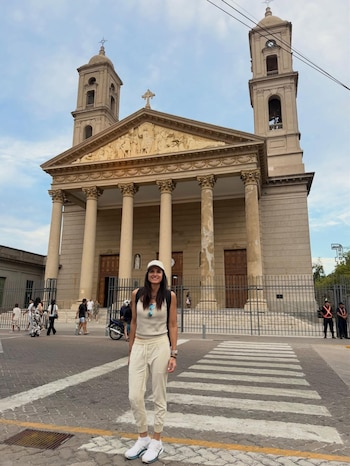 Gabi Sabatini en la Catedral