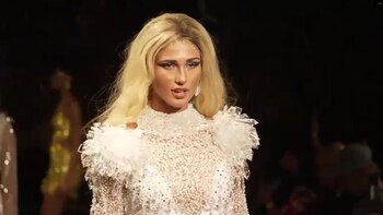 Alessia Rovegno deslumbró en el New York Fashion Week 2022.
