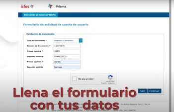 Se debe llenar el formulario