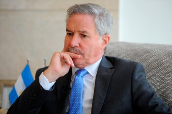 En la imagen, el canciller