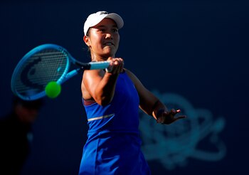 La tenista francesa Harmony Tan.