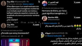 Internautas árabes reaccionaron de diversas formas al encuentro entre Altamimi y Wendy (Redes)