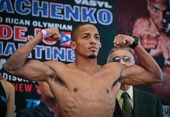 El boxeador puertorriqueño Félix Verdejo