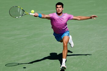 Carlos Alcaraz durante Indian Wells