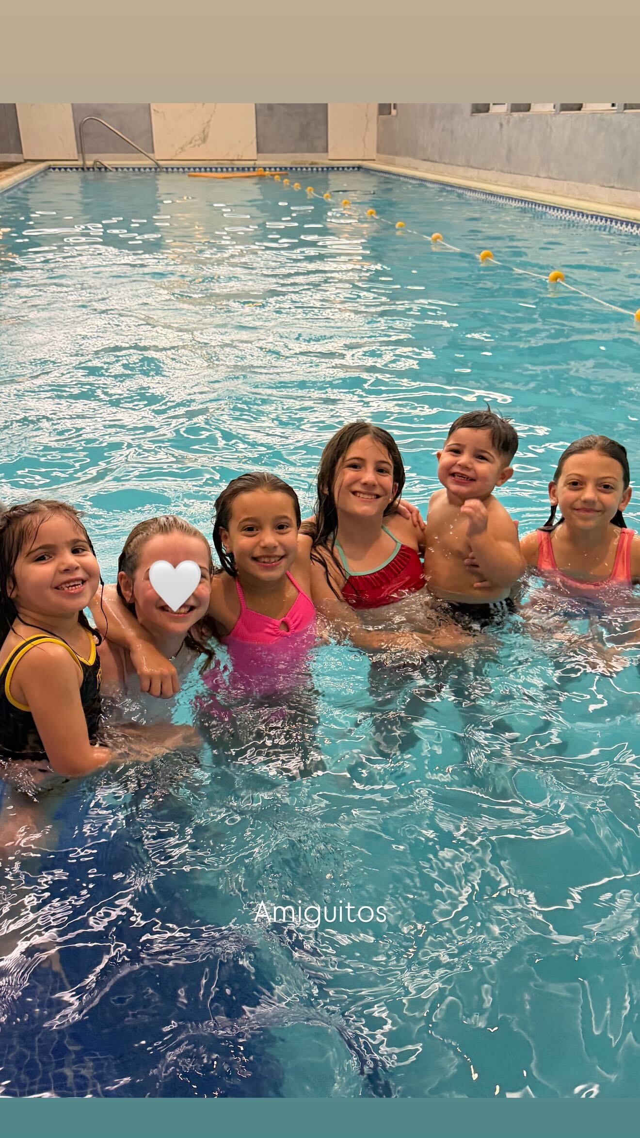 Las hijas de Wanda y Evanglina pasa el tiempo con los dos pequeños de Valentina Cervntes (Instagram)