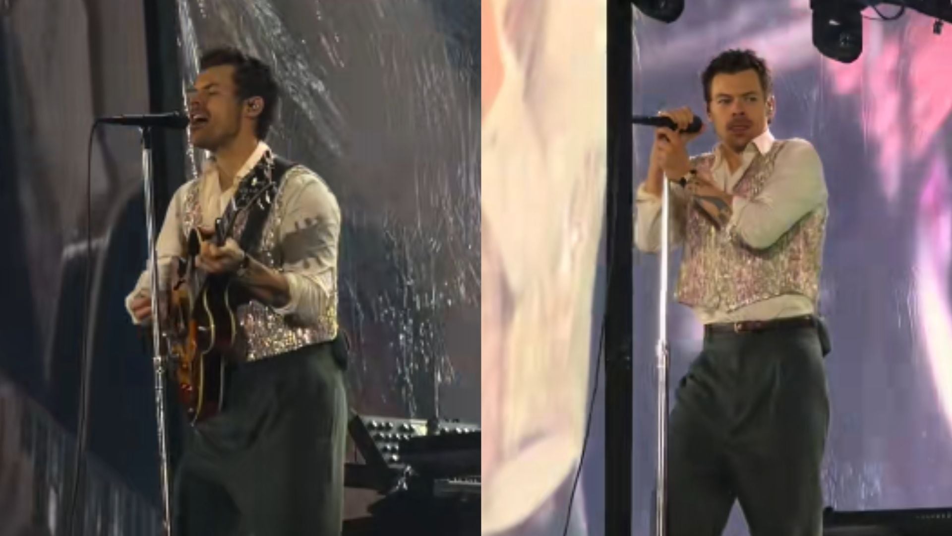 El cantante británico continúa con una residencia de seis noches en el Estadio GNP Seguros. (Captura de pantalla TikTok/ @YazbethCervantes @Frida Fernandez)
