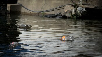 Una imagen de la contaminación