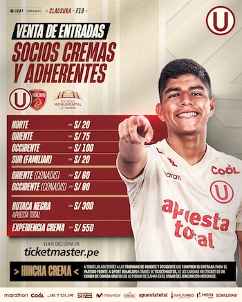 Precios de las entradas para