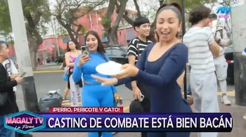 Magaly Medina revela el éxito del casting de Combate y lo relaciona con los S/35 mil que gana Said Palao. Captura: Magaly TV La Firme.