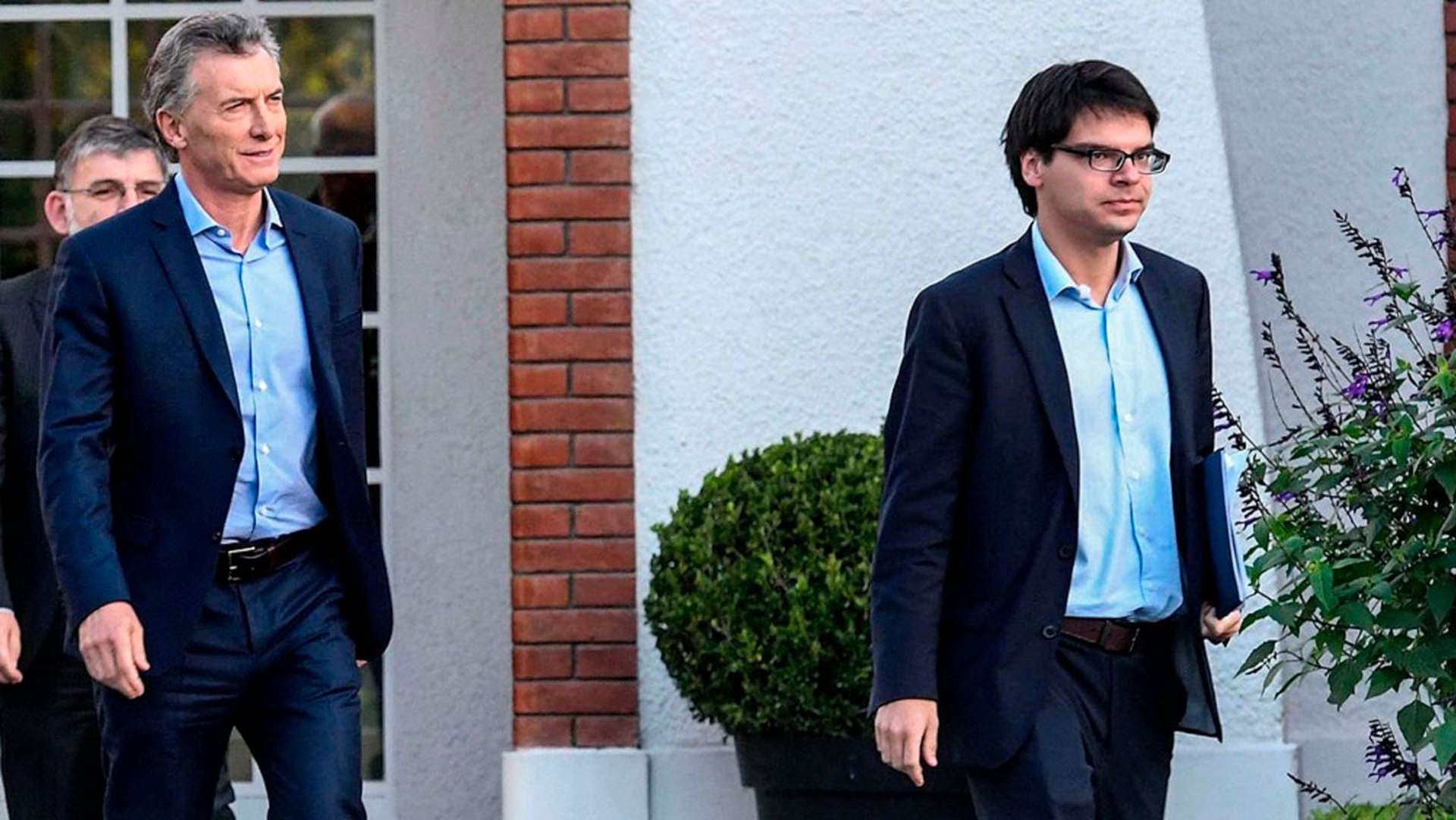 El expresidente Mauricio Macri junto al diputado Darío Nieto