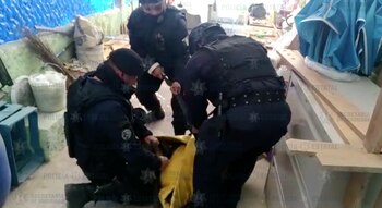 los agentes neutralizaron la granada