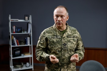 El coronel general Oleksandr Syrskyi