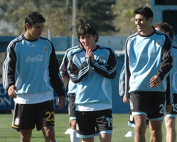 Messi y Ustari