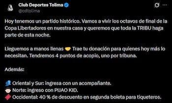 Tolima vs. Independiente del Valle