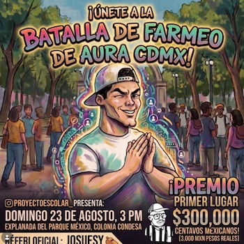 Este evento tendrá lugar en el centro de la capital mexicana.