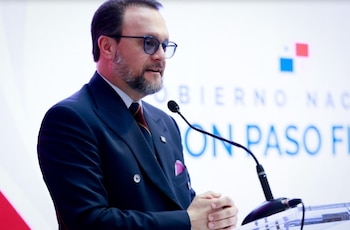 El ministro de Comercio e Industrias, Julio Moltó, señaló que “hay manos panameñas, talento y trabajo”, al referirse a la presencia de empresas de marca mundial. (MICI)