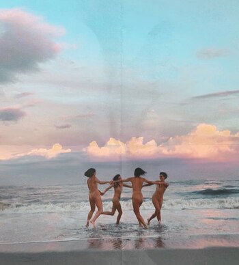 La imagen que publicó Calu