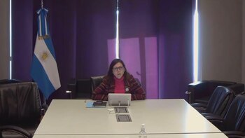 Silvina Batakis participó en forma