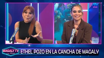 Ethel Pozo habla del regreso de Christian Domínguez y responde por qué fue retirado de ‘América Hoy’. Captura: Magaly TV La Firme.