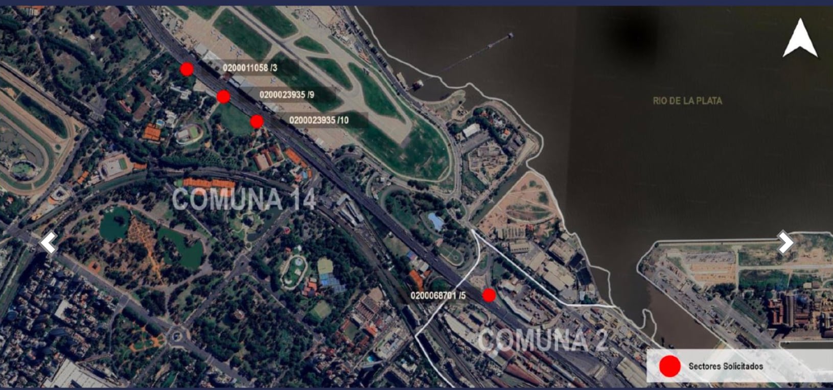 Predio del Ministerio de Defensa donde se concesionaron espacios publicitarios