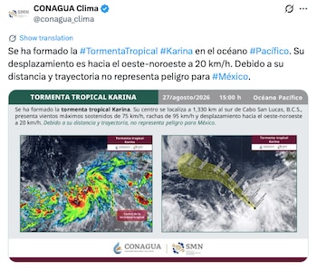 Créditos: CONAGUA clima