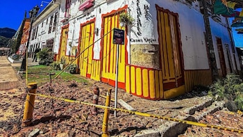 Pueblo de Salento, en el departamento del Quindío luego del terremoto - crédito redes sociales