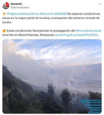 La ausencia de lluvias y