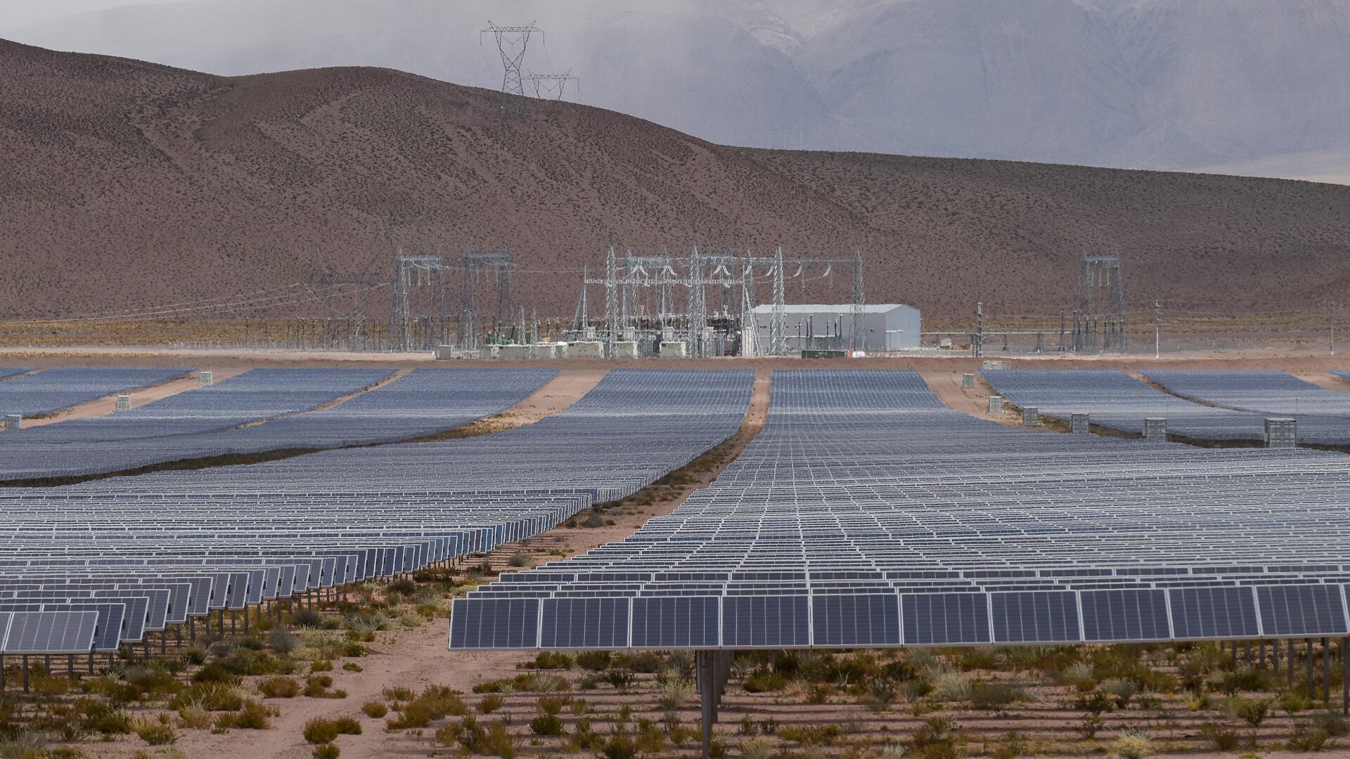 Planta de energía solar Cauchari, en Jujuy