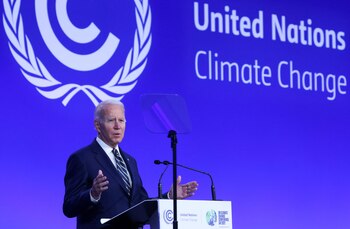 Joe Biden en la COP26
