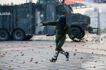 Las protestas en el estallido
