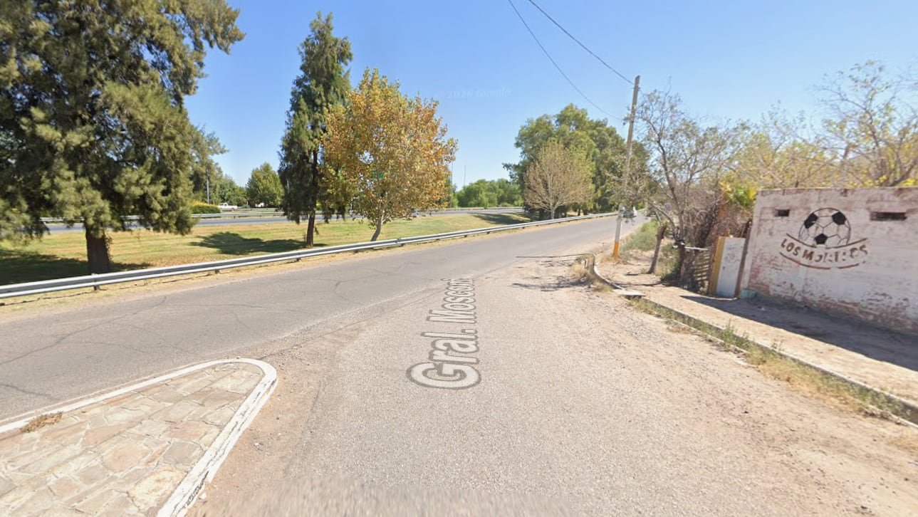 El hecho ocurrió sobre la calle Mosconi en la madrugada del lunes