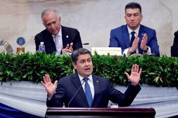 En la imagen, el presidente