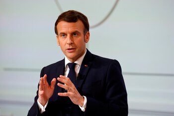 Emmanuel Macron, presidente de Francia
