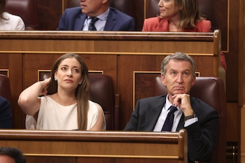 09/09/2026 La portavoz del PP en el Congreso, Ester Muñoz, y el presidente del Partido Popular, Alberto Núñez Feijóo
POLITICA
Eduardo Parra - Europa Press