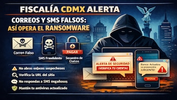 Fiscalía CDMX alerta por correos