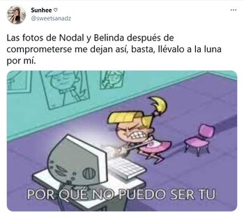 Foto: captura de pantalla Twitter/@sweetsanadz