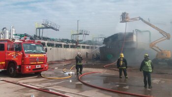 Incendio en una fabrica de cordoba