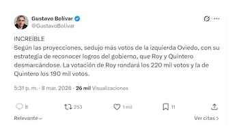 Con este duro comentario, el