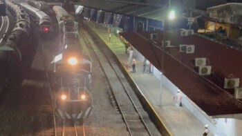 Los trenes de pasajeros dejaron