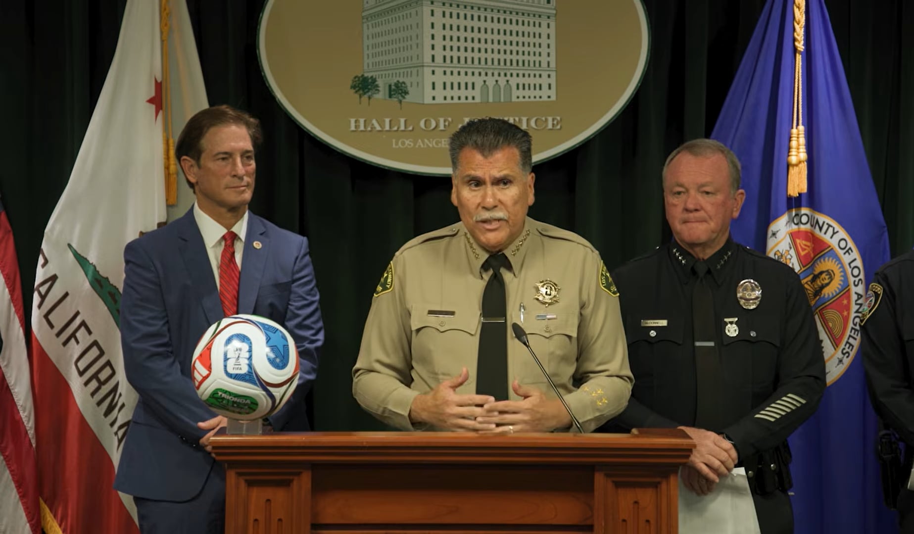 Robert Luna afirmó que no se prevén operativos de control migratorio civil de ICE en los partidos y eventos del Mundial de la FIFA en Los Ángeles (L.A. County District Attorney's Office)