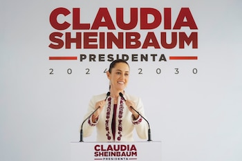 Claudia Sheinbaum, durante la
