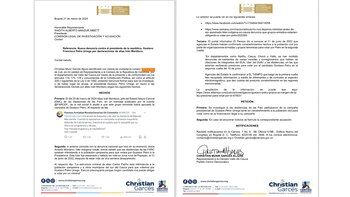 El representante del Centro Democrático