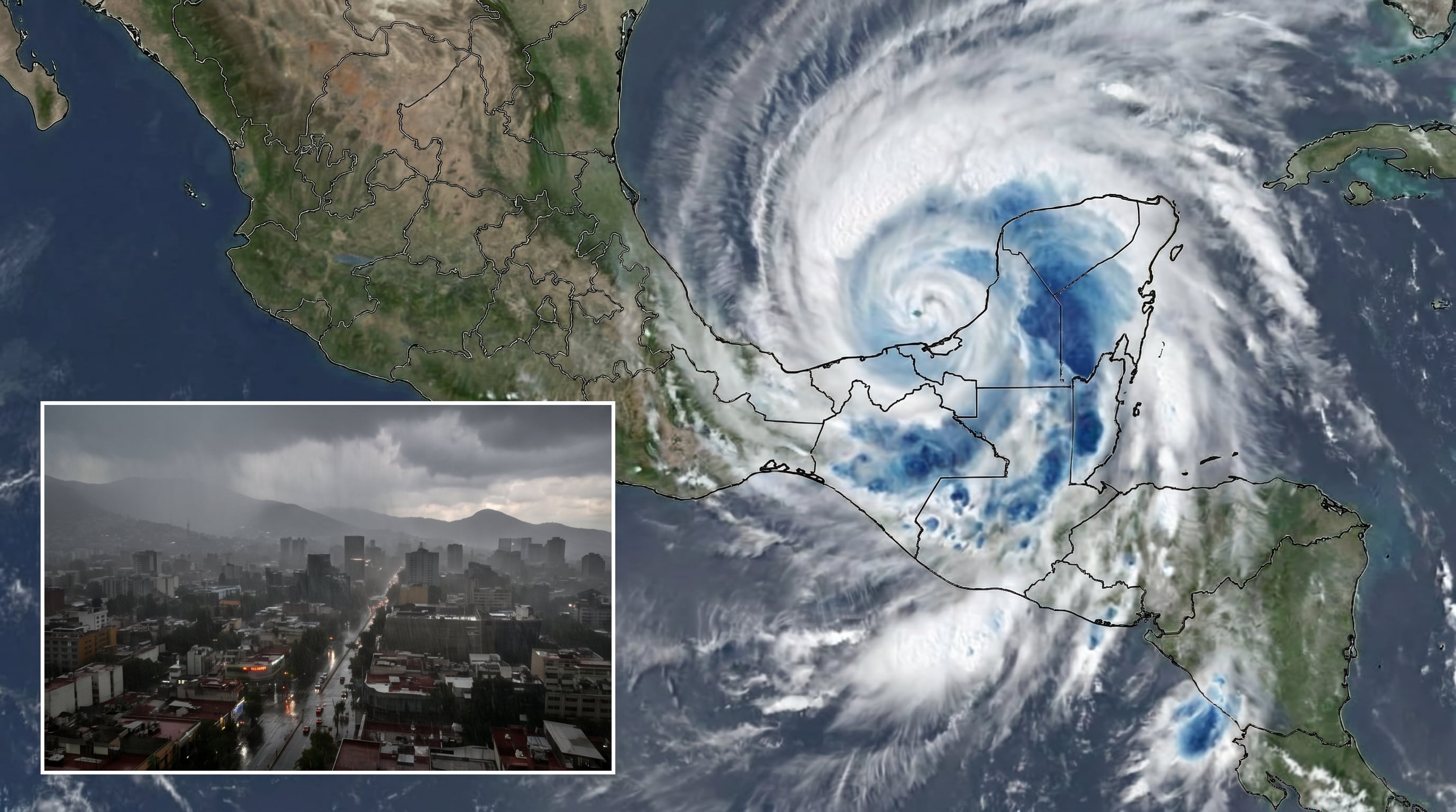 Intensas lluvias en la Ciudad de México (Imagen Ilustrativa Infobae)