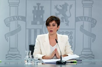 La ministra Portavoz, Isabel Rodríguez,